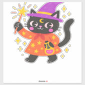 Sparkling Celestial Kat Witch Classic T-shirt Sticker (Vel)