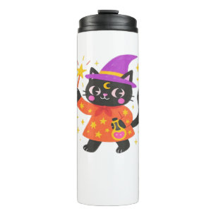 Sparkling Celestial Kat Witch Classic T-shirt Thermosbeker