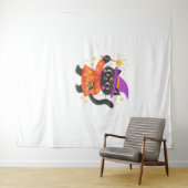 Sparkling Celestial Kat Witch Classic T-shirt Wandkleed (In Situ (horizontaal))