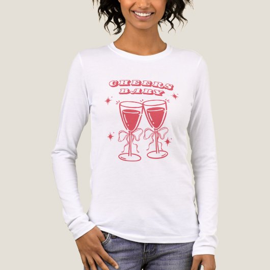 Sparkling Champagne Bruiloftstoost Tri-Blend Shirt (Voorkant volledig)