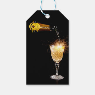 Sparkling Champagne Gift Label Cadeaulabel