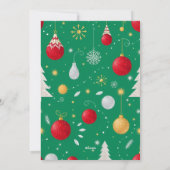 Sparkling Christmas Elegance v2 Feestdagenkaart (Achterkant)