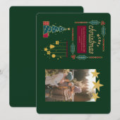 Sparkling Christmas Family Wenskaart Feestdagenkaart (Voorkant / Achterkant)