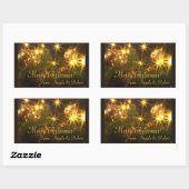 Sparkling Christmas Gift Label Sticker (Vel)