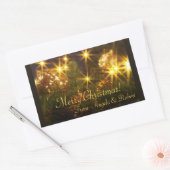 Sparkling Christmas Gift Label Sticker (Envelop)