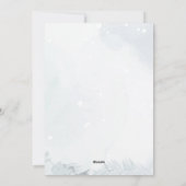 Sparkling Christmas Tree Flat Holiday Card Feestdagenkaart (Achterkant)