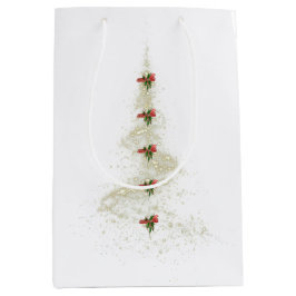 Sparkling Christmas Tree gift bag Medium Cadeauzakje