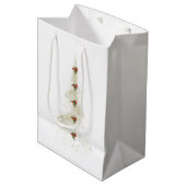Sparkling Christmas Tree gift bag Medium Cadeauzakje (Voorkant Gekanteld)