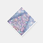 Sparkling Christmas Tree with Text Servet (Hoek)