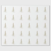 Sparkling Christmas Tree wrapping paper Cadeaupapier (Vlak)