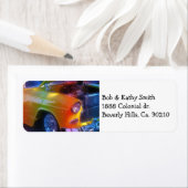 Sparkling  Classic Car Pensioen Verjaardag Etiket (Insitu)