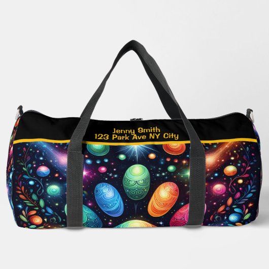 Sparkling Cosmos Artistic Travel Monogram Personal Plunjezak (Voorkant)