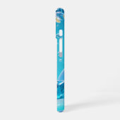 Sparkling Crystal Hearts and Bubbles Phone Case iPhone 16 Hoesje (Linkerkant)