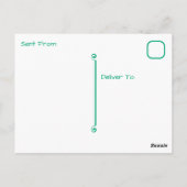 Sparkling Crystal Key Lime Pie Briefkaart (Achterkant)