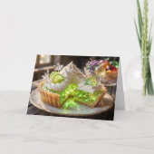 Sparkling Crystal Key Lime Pie Verjaardag Kaart (Voorkant)