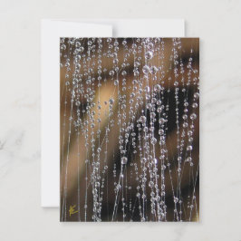 Sparkling Dew Drop Bead Curtain, Magical Briefkaart