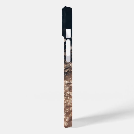 Sparkling Dew druppels in Earth Tones Case-Mate iPhone Case (Achterkant / Links)