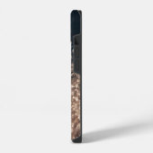 Sparkling Dew druppels in Earth Tones iPhone Hoesje (Linkerkant)