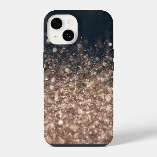 Sparkling Dew druppels in Earth Tones iPhone Hoesje (Achterkant)