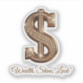 "Sparkling Diamond Symbool" Sticker (Voorkant)