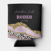 Sparkling Disco cowgirl Bachelorette, gouden glitt Blikjeskoeler (Voorkant)