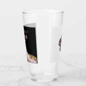 Sparkling Disco cowgirl Bachelorette, gouden glitt Glas (Links)