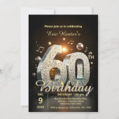 Sparkling Disco Dance 60ste verjaardag Kaart (Voorkant)