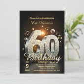 Sparkling Disco Dance 60ste verjaardag Kaart (Staand voorkant)