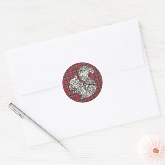 Sparkling Eekhoorn Sticker (Envelop)
