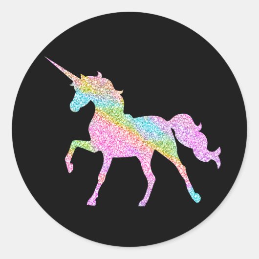 Sparkling Eenhoorn Sticker (Voorkant)