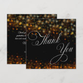 Sparkling en sterren kleurrijk bedankkaart (Voorkant / Achterkant)