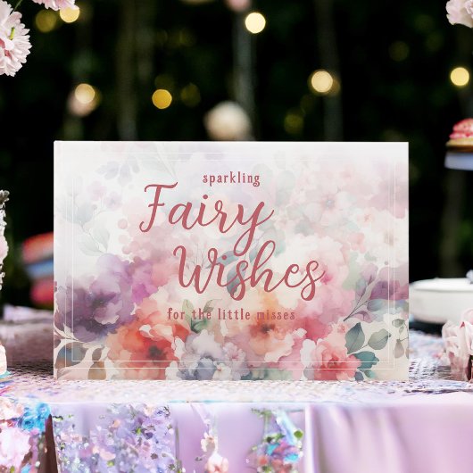 Sparkling Fairy Wishes Fairycore Garden Verjaardag Gastenboek