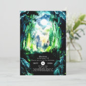 Sparkling Forest Woodland Verjaardag Kaart (Staand voorkant)