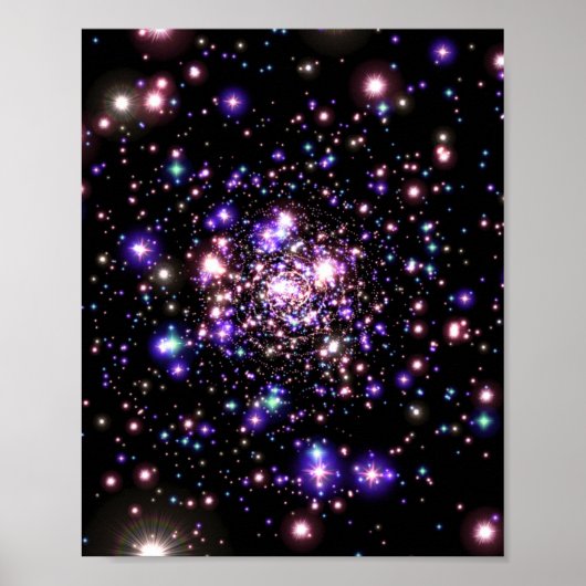 Sparkling Galaxy Poster (Voorkant)
