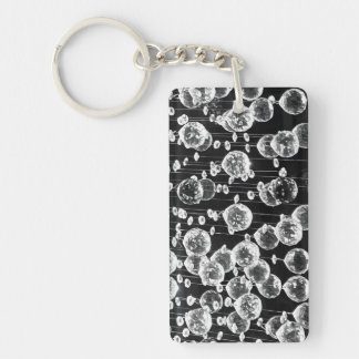 Sparkling Glass Ball Ornaments Photograph Sleutelhanger