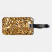 Sparkling glass pendants bagagelabel (Achterkant horizontaal)