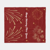 "Sparkling Glitter Style – Shiny & Glamorous Desig Fleece Deken (Voorkant (Horizontaal))