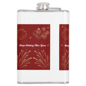 "Sparkling Glitter Style – Shiny & Glamorous Desig Heupfles (Achterkant)