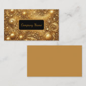 Sparkling Gold Visitekaartje (Voorkant / Achterkant)