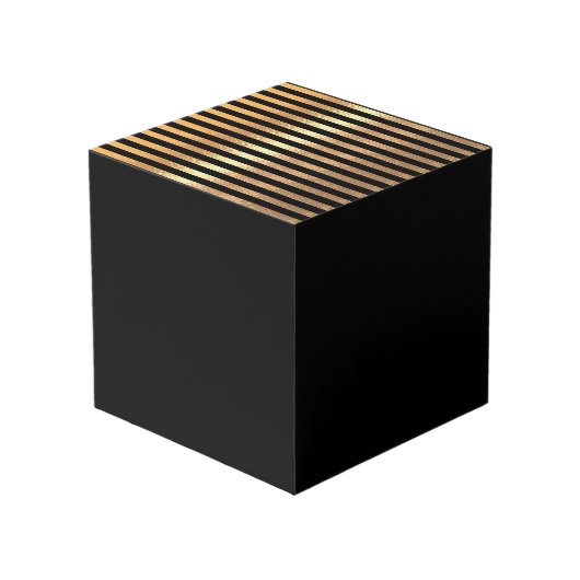 Sparkling Gouden Glitter Gradiënt Gelukkige Moeder Kubus (Achter hoekig)