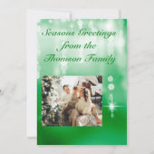 Sparkling Green design Uitnodiging (Voorkant)