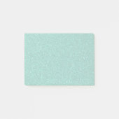 Sparkling Green Glitter Texture Post-it® Notes (Voorkant)