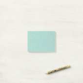 Sparkling Green Glitter Texture Post-it® Notes (Op bureau)