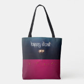 Sparkling Happy Diwali - Boodschappentas Tote Bag (Achterkant)
