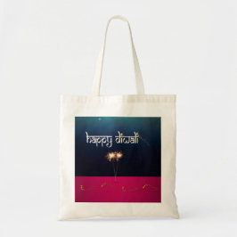 Sparkling Happy Diwali - Budget Tote Bag