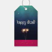 Sparkling Happy Diwali - Cadeau Label Cadeaulabel (Achterkant)