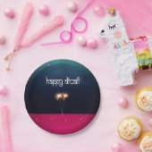 Sparkling Happy Diwali - Papieren Bord (Feest)
