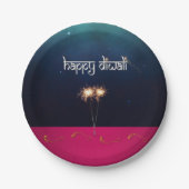 Sparkling Happy Diwali - Papieren Bord (Voorkant)