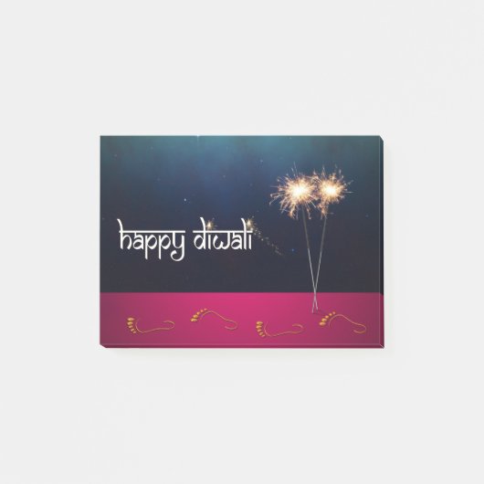 Sparkling Happy Diwali - Post-it® notes (Voorkant)