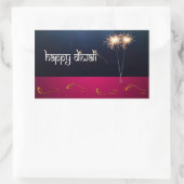 Sparkling Happy Diwali - Sticker (Tas)